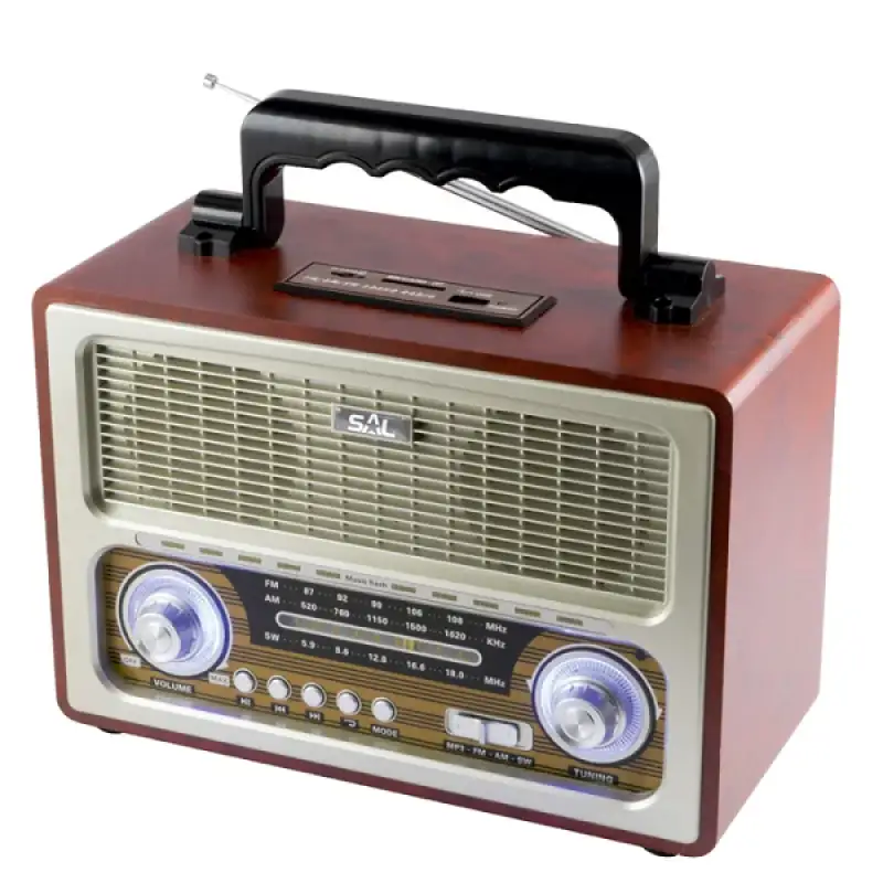 Radio Retro portabil Mp3, Bluetooth,RRT 38  40209                                                                                                                                                       